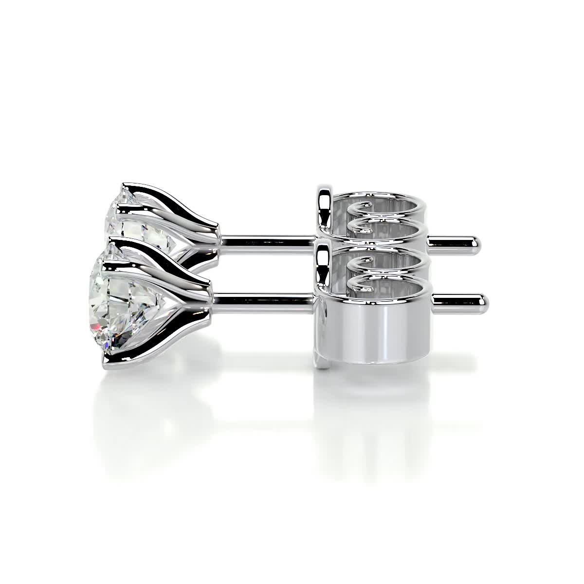 Allen Diamond Earrings -18K White Gold (RTS)、mySite、hinf8tx79