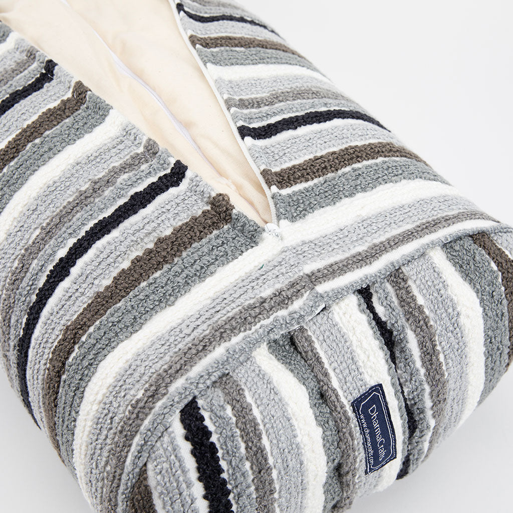 Textured Stripe Bolster - COVER ONLY、mySite、topwebapps