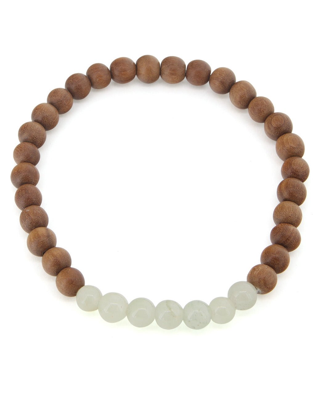 Gemstone and Sandalwood Mala Beaded Bracelet、mySite、topwebapps
