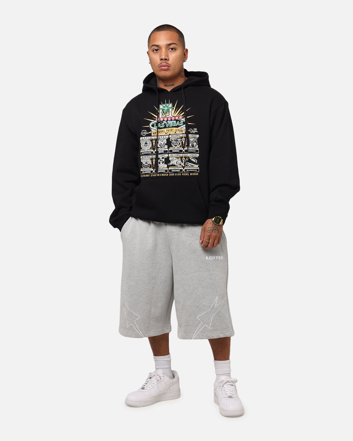 Tidwell NRL 2025 Las Vegas Round Sign Hoodie Black、mySite、zt4zffjzw