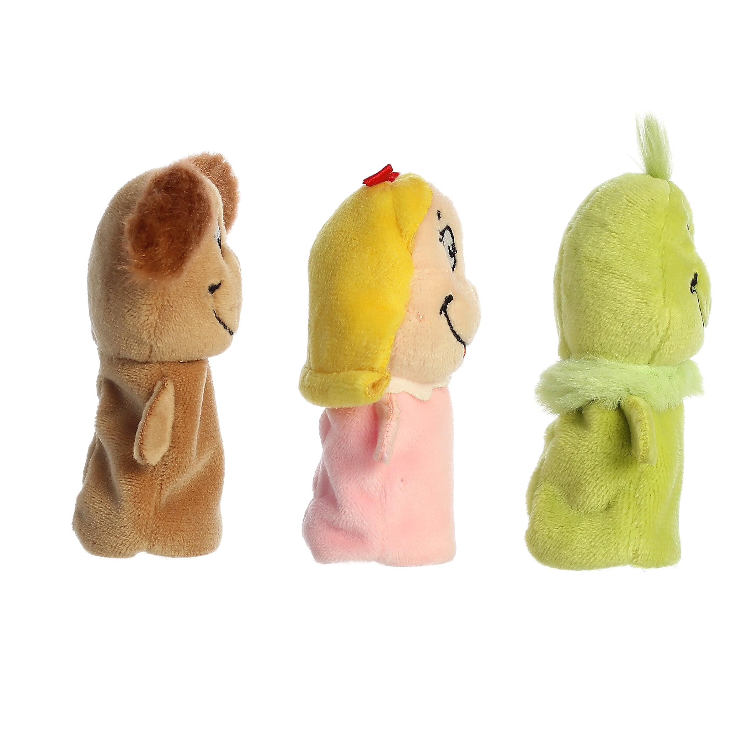 Aurora® - Dr. Seuss™ - 3 Grinch Finger Puppet Set、mySite、g9winljtr