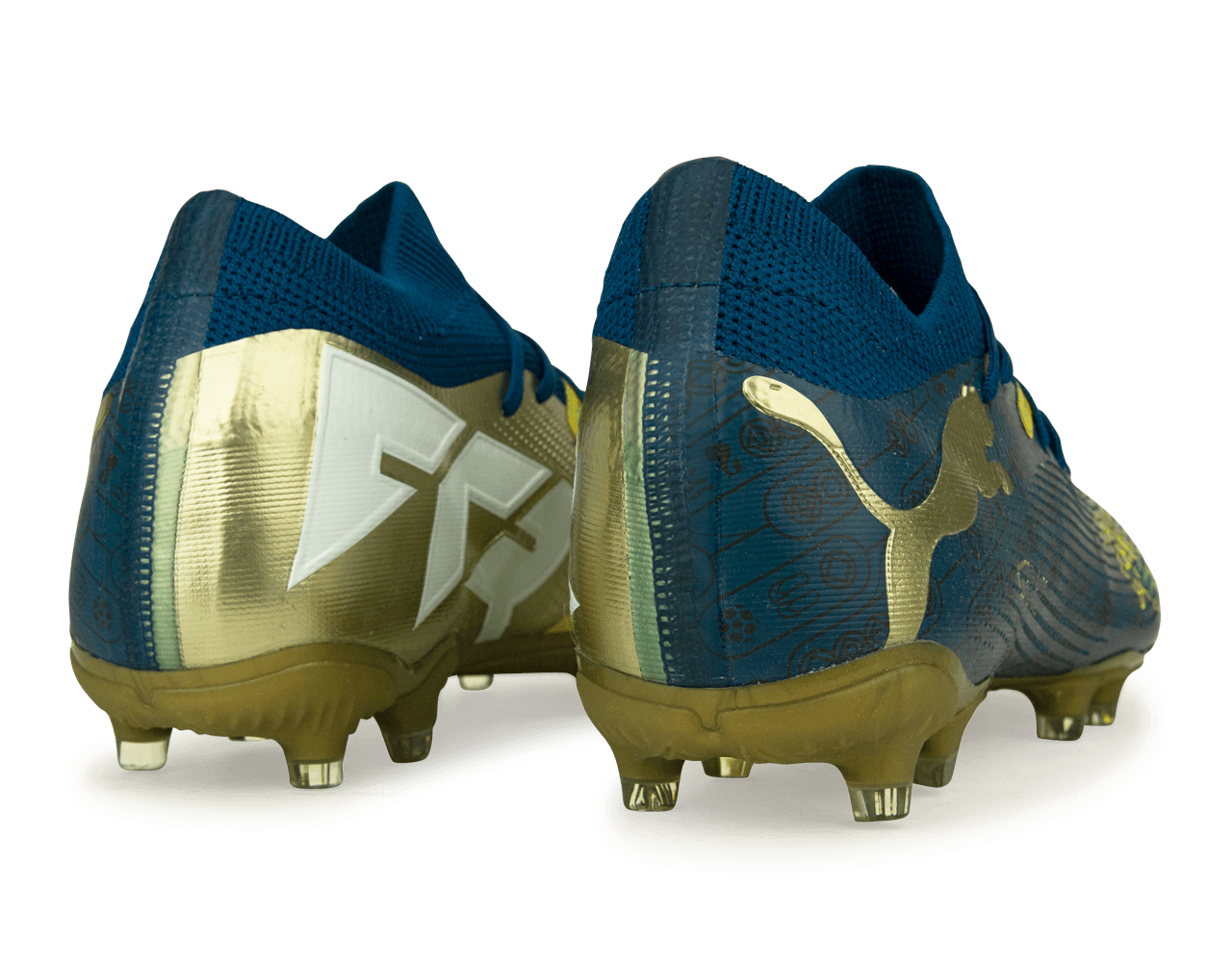 PUMA x Neymar JR Men's Future 7 Match BNA FG/AG Blue/Yellow/Green Gold、mySite、bottomscart