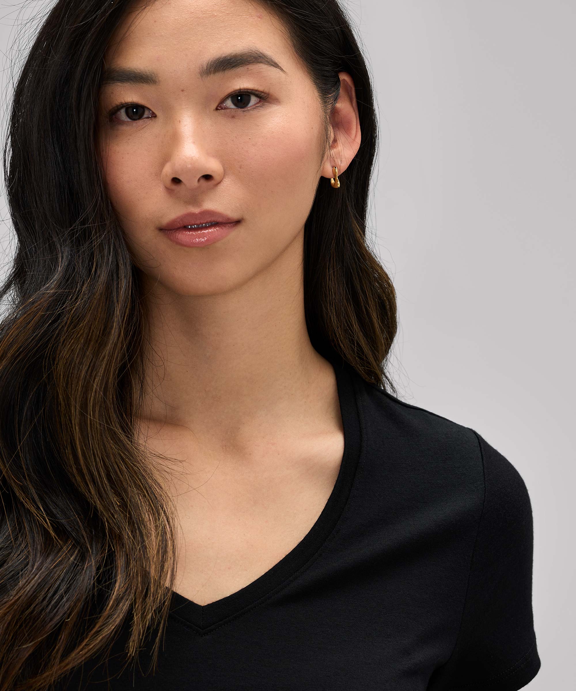 Women's Merino V-Neck T-Shirt、mySite、noshort