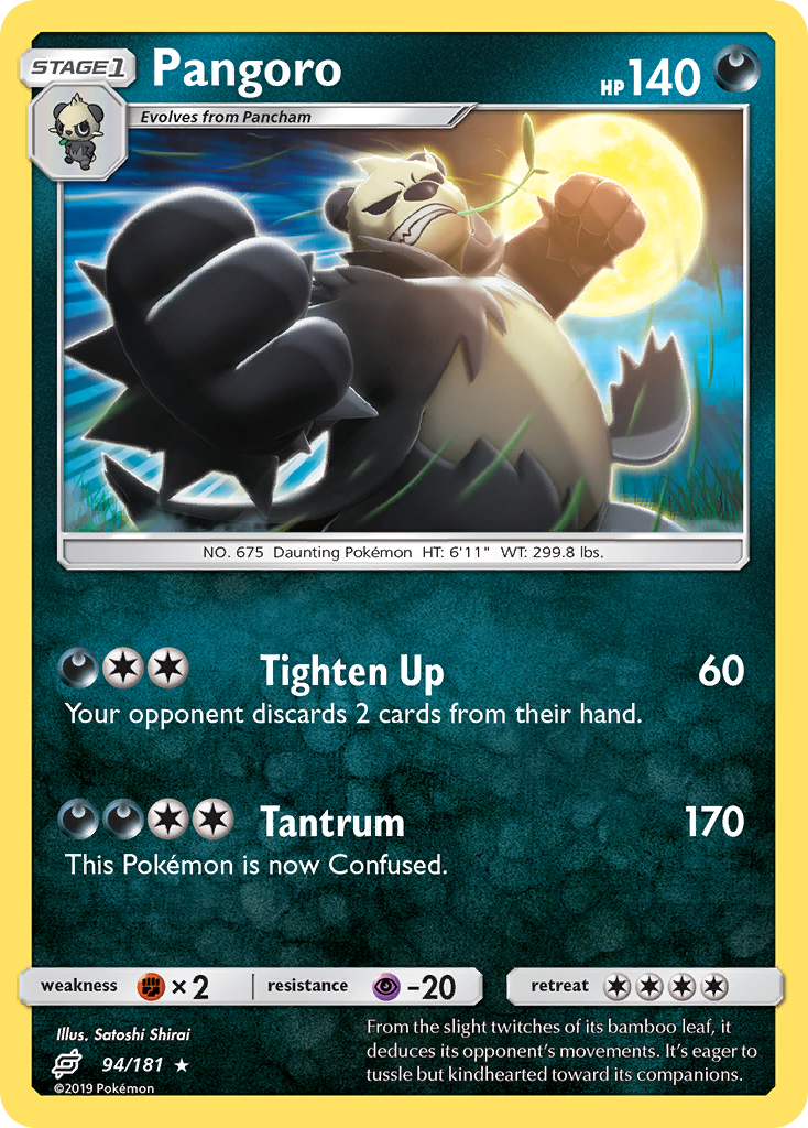 Pangoro (94/181) Sun & Moon: Team Up、mySite、waistdrama