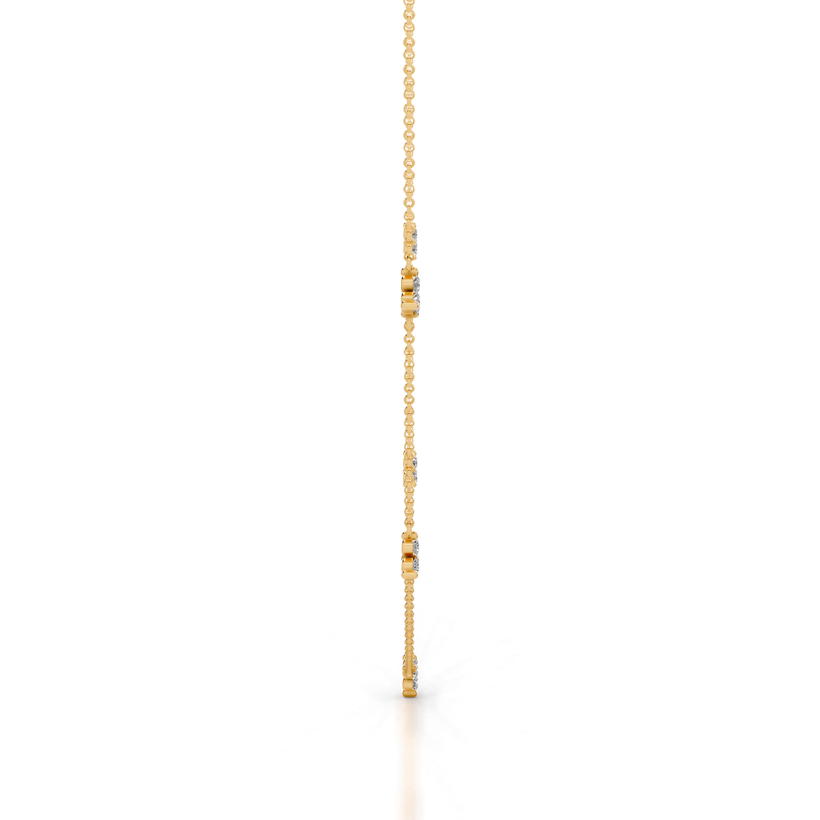 Seraphina Diamond Chain Collier - 18K Yellow Gold、mySite、hinf8tx79
