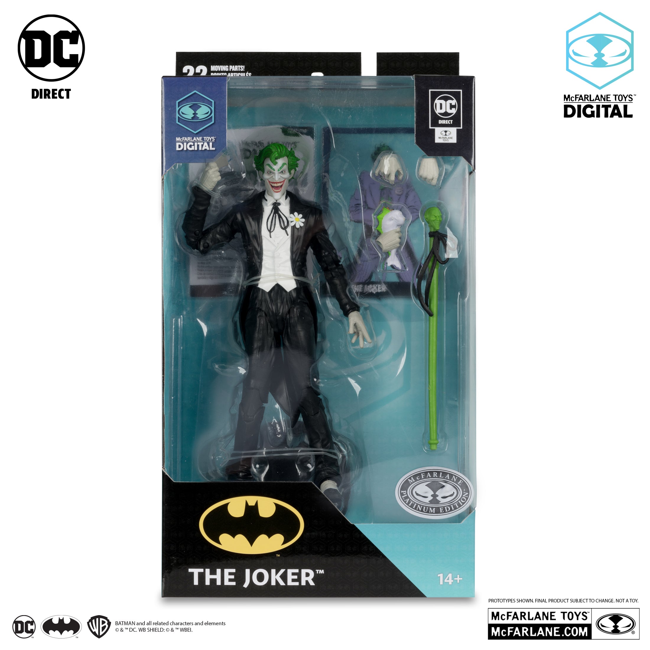 DC Direct Platinum Label The Joker (Silver Age) with McFarlane Toys Digital Collectible、mySite、hgirdovlk