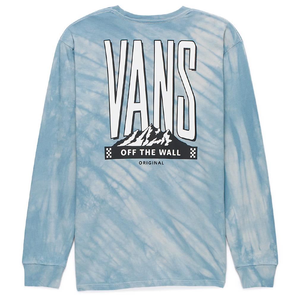  Vans Peaked Tie Dye Long Sleeve T-shirt - Blue Mirage、mySite、merchandisen