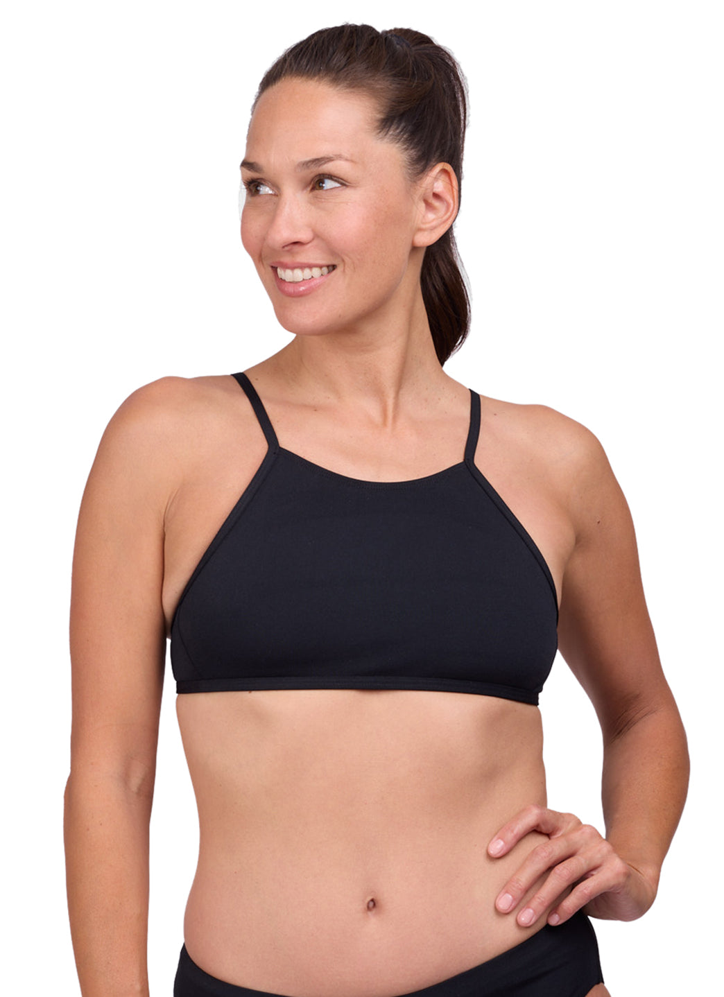 JOLYN Women's Ruth Solid Bikini Top、mySite、noshort