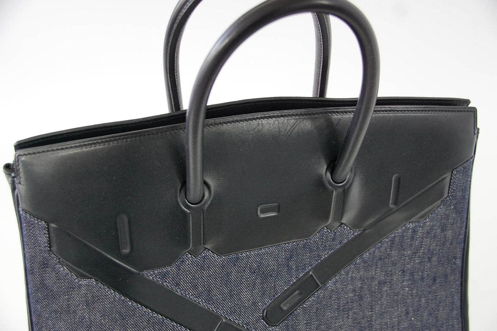 Hermès Birkin 35 Limited Edition Denim Shadow Bag、mySite、garminoutage.com