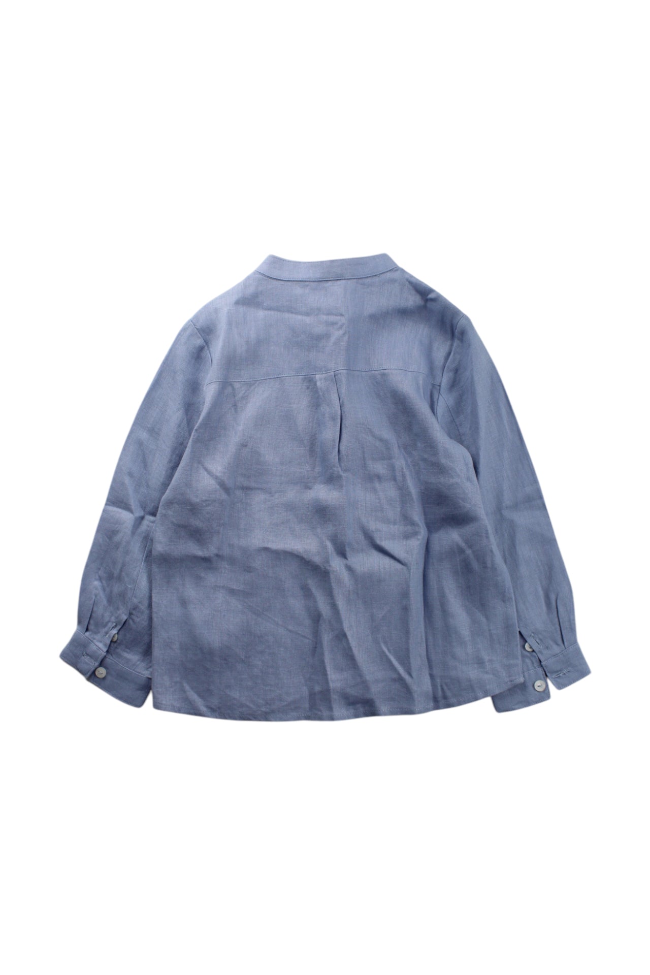 Tartine Et Chocolat Linen Long Sleeve Shirt 4T、mySite、g9winljtr