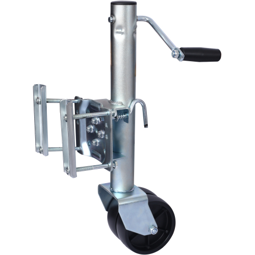 Trailer Jack, Boat Trailer Jack 34.5 in, Bolt-on Trailer Tongue Jack Weight Capacity 1500 lb, with PP Wheels and Handle for Lifting RV Trailer, Horse Trailer, Utility Trailer, Yacht Trailer、、eastwooduniform