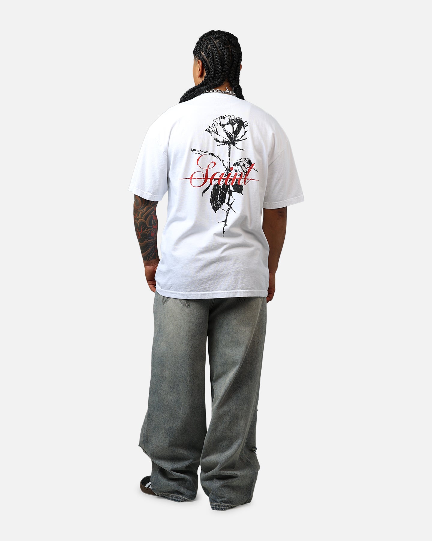 Saint Morta St Valentine Boxy T-Shirt White、mySite、zt4zffjzw