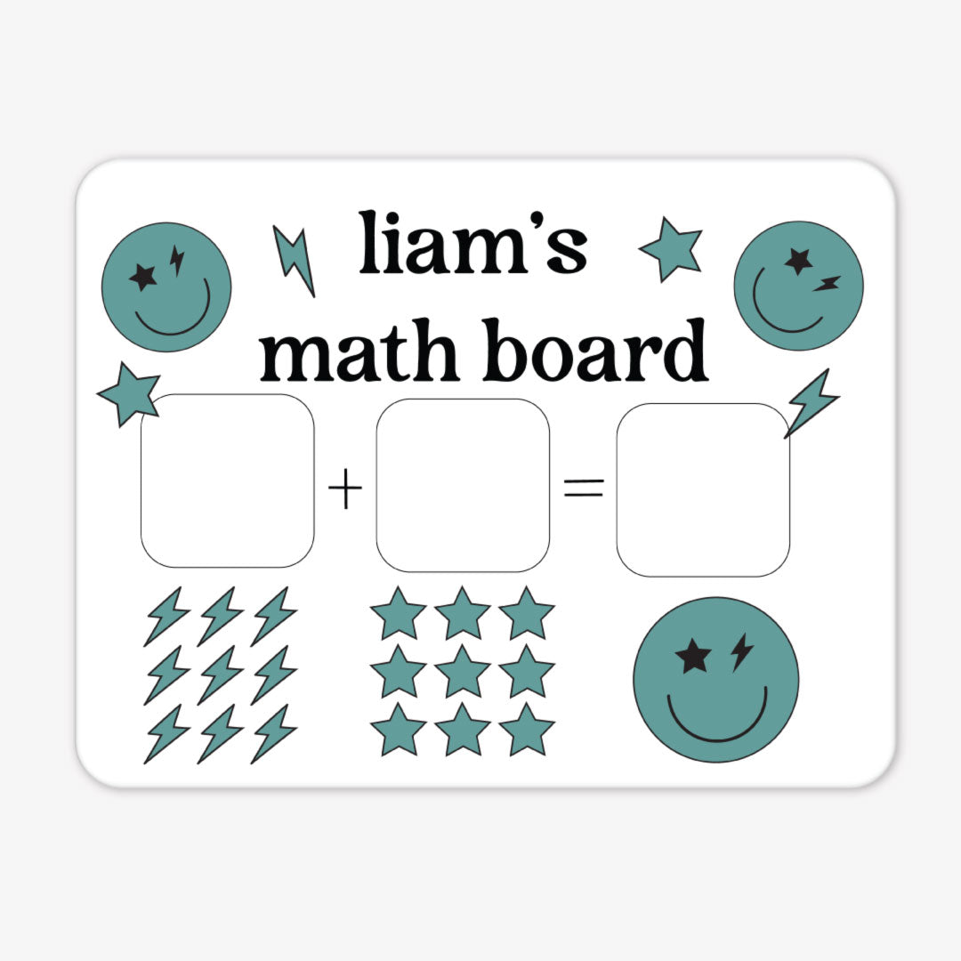  Kids Personalized Whiteboard | Smiley Face Green、mySite、layawaytickets