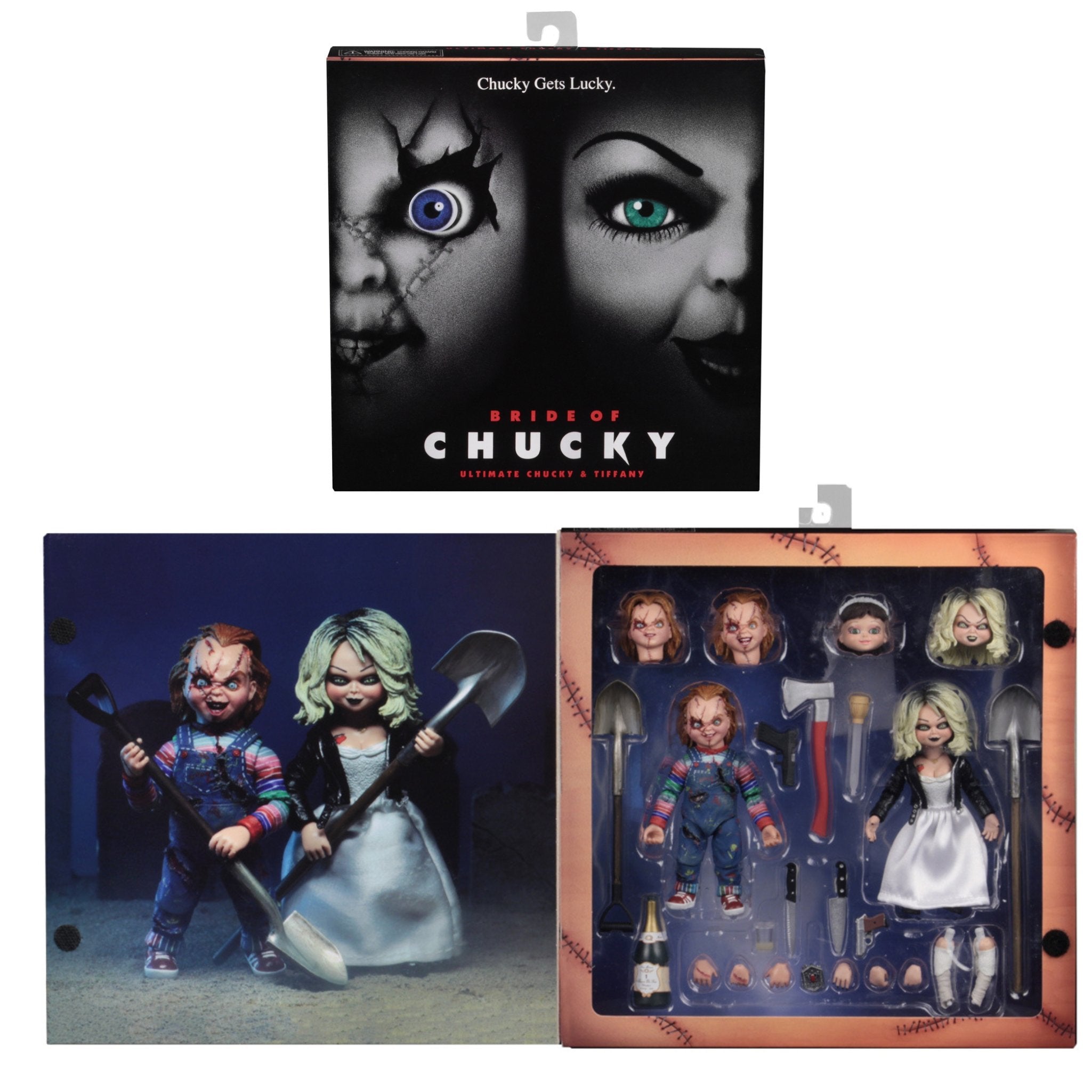NECA Ultimate Chucky & Tiffany 2-Pack (7 Scale)、mySite、hgirdovlk