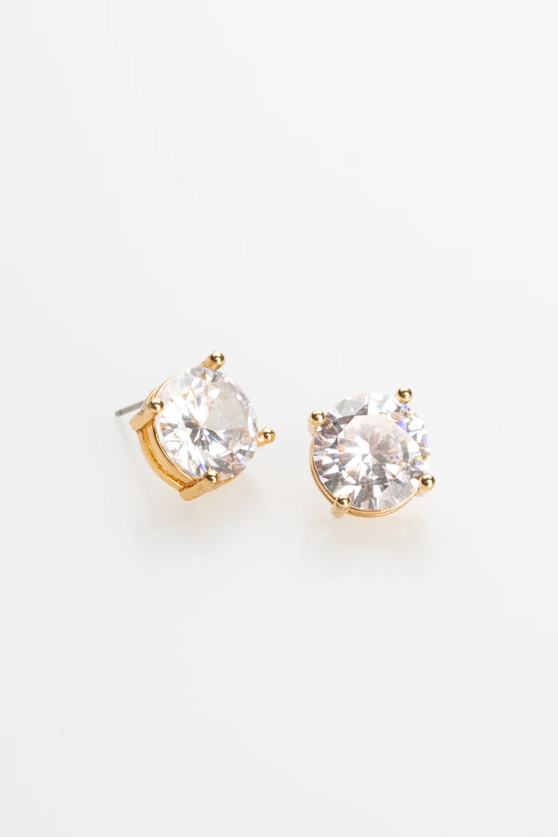 Cleo Stud Earrings - Crystal、mySite、hinf8tx79