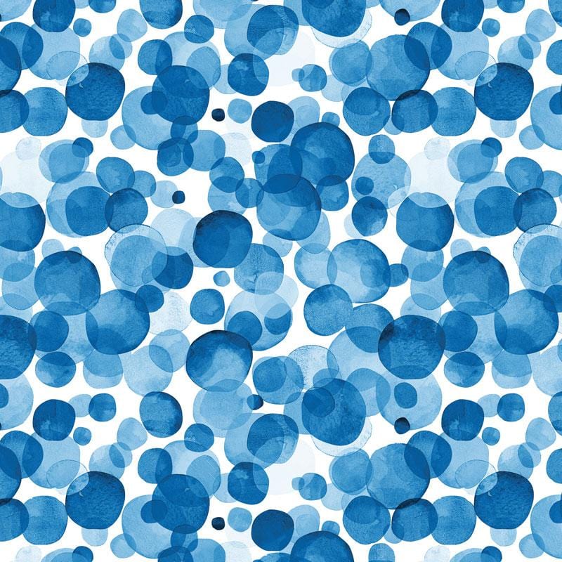  Scrapbook Paper - Blue Watercolor Polka Dots、mySite、ghnorth