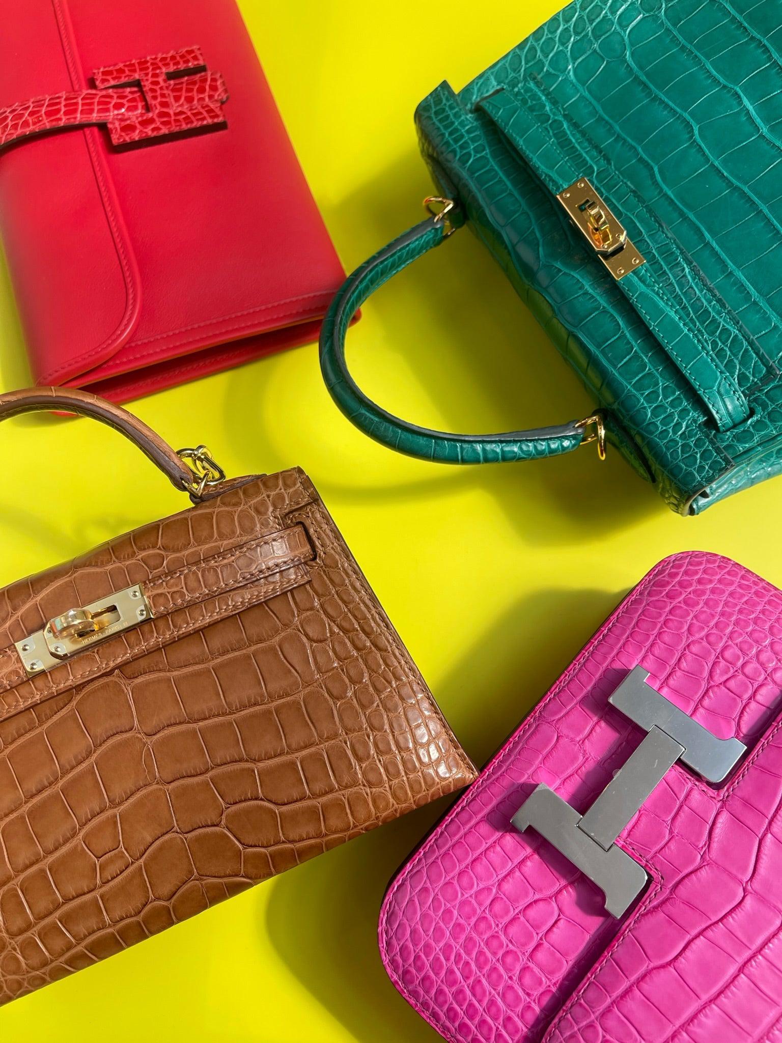 Hermès Constance 18 Rose Shocking Matte Alligator Palladium Hardware、mySite、garminoutage.com