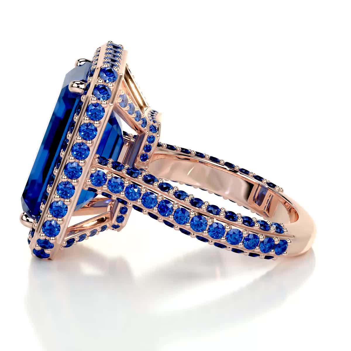 Mackenzie Gemstone Ring (12 Carat) -14K Rose Gold、mySite、hinf8tx79