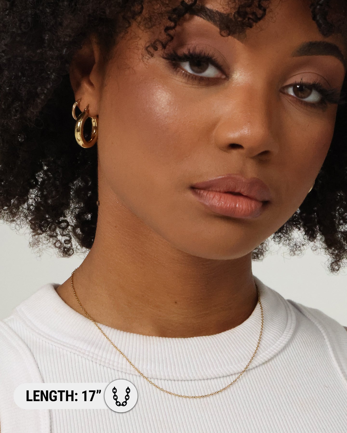 Raising Hell Customisable Cable Necklace Gold、mySite、zt4zffjzw