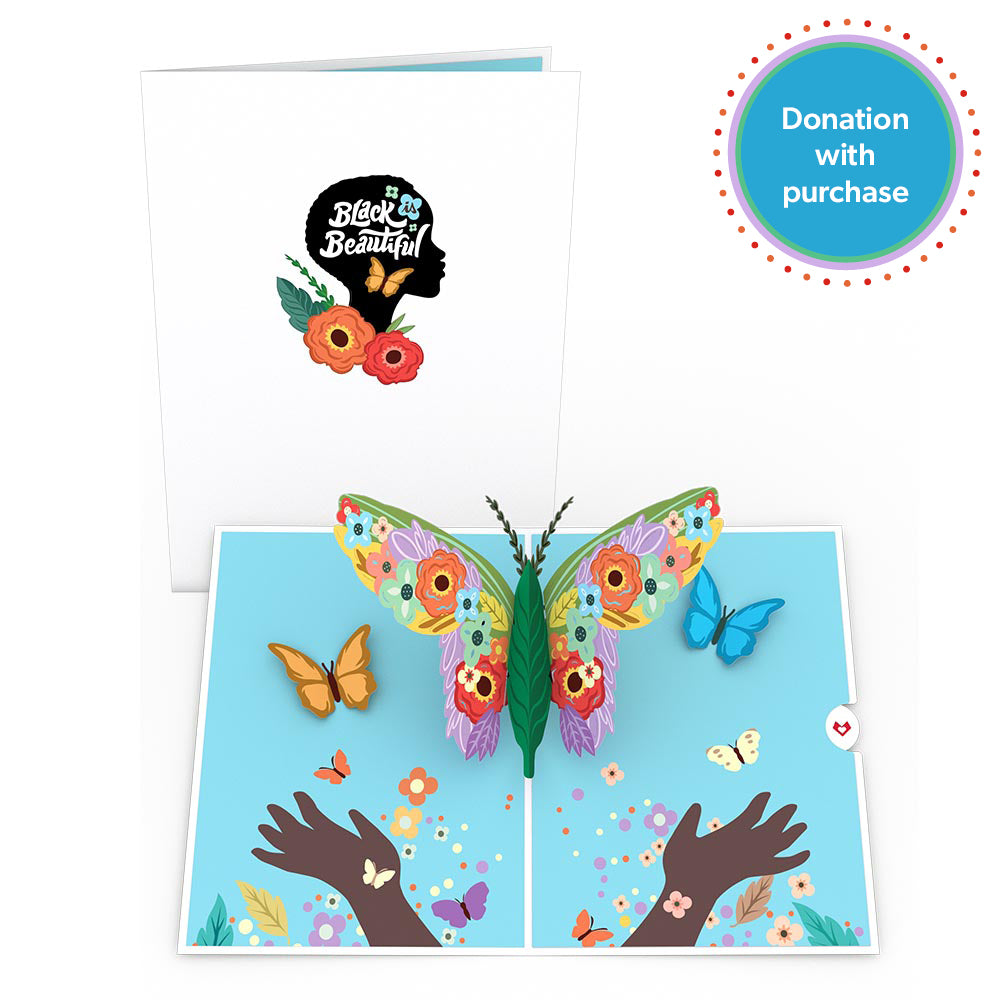 Black is Beautiful Pop-Up Card、mySite、solidvoid