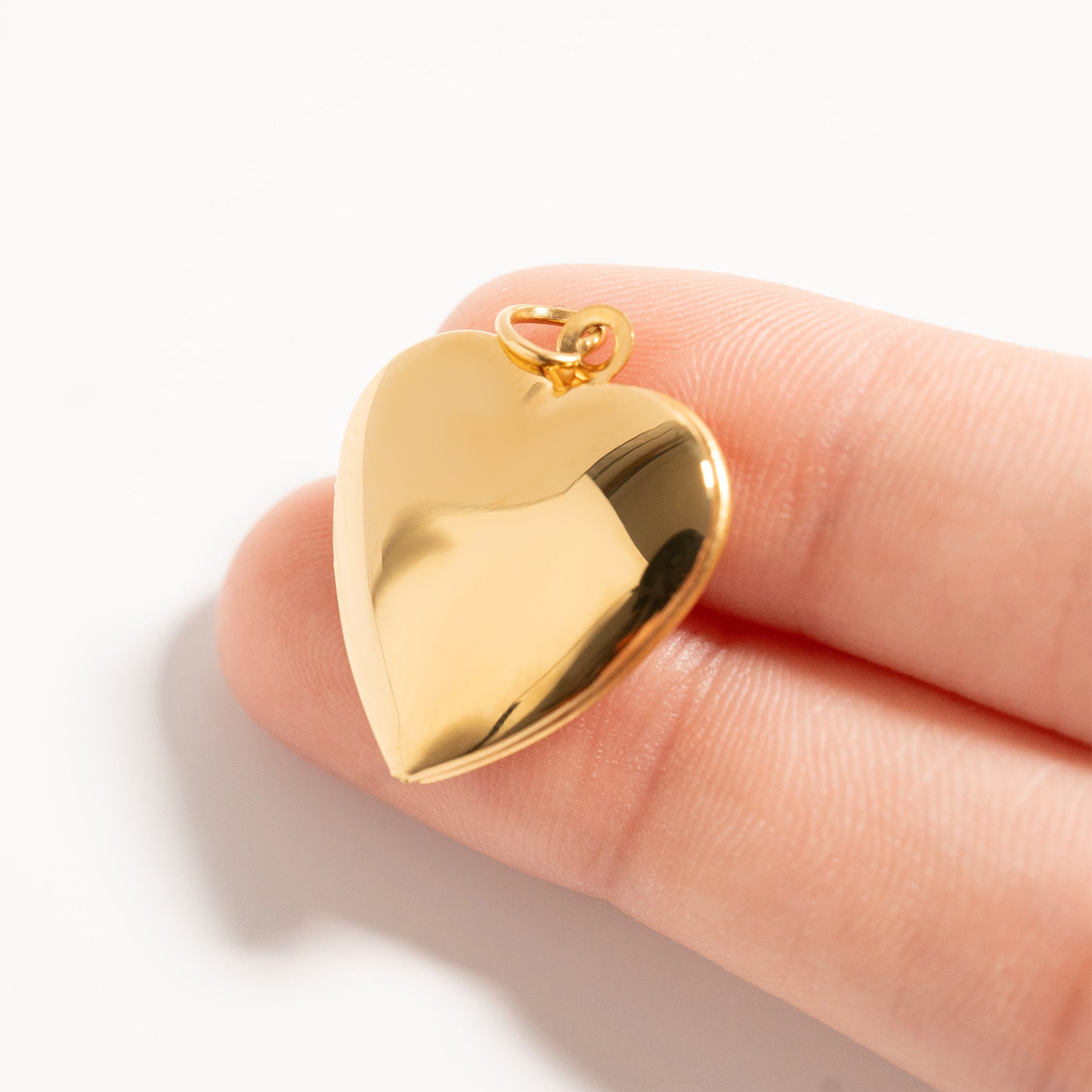 18K Gold PVD Stainless Steel Heart Locket / PDL0239、mySite、dreamappss