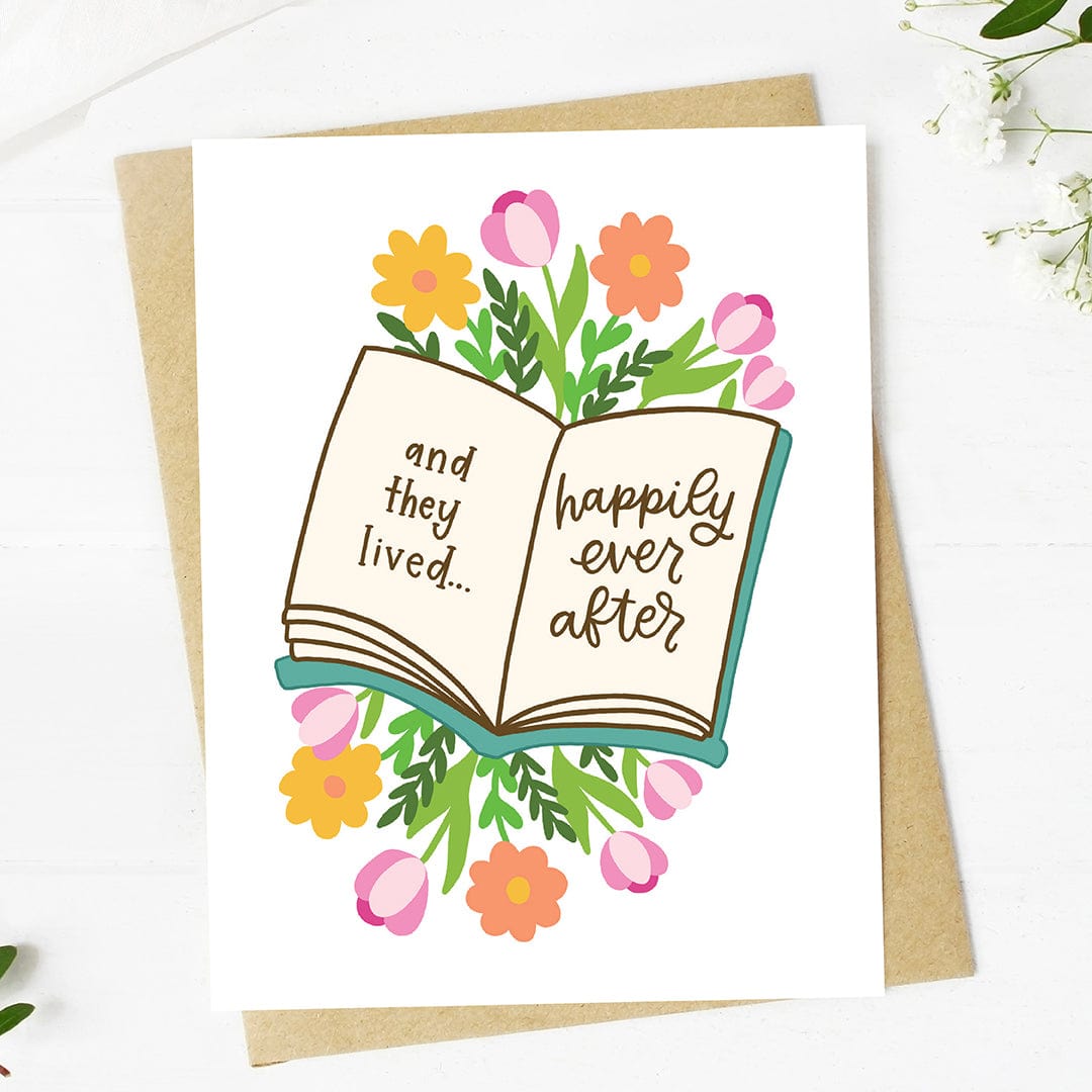  And they lived happily ever after Storybook Wedding Card、mySite、ghnorth