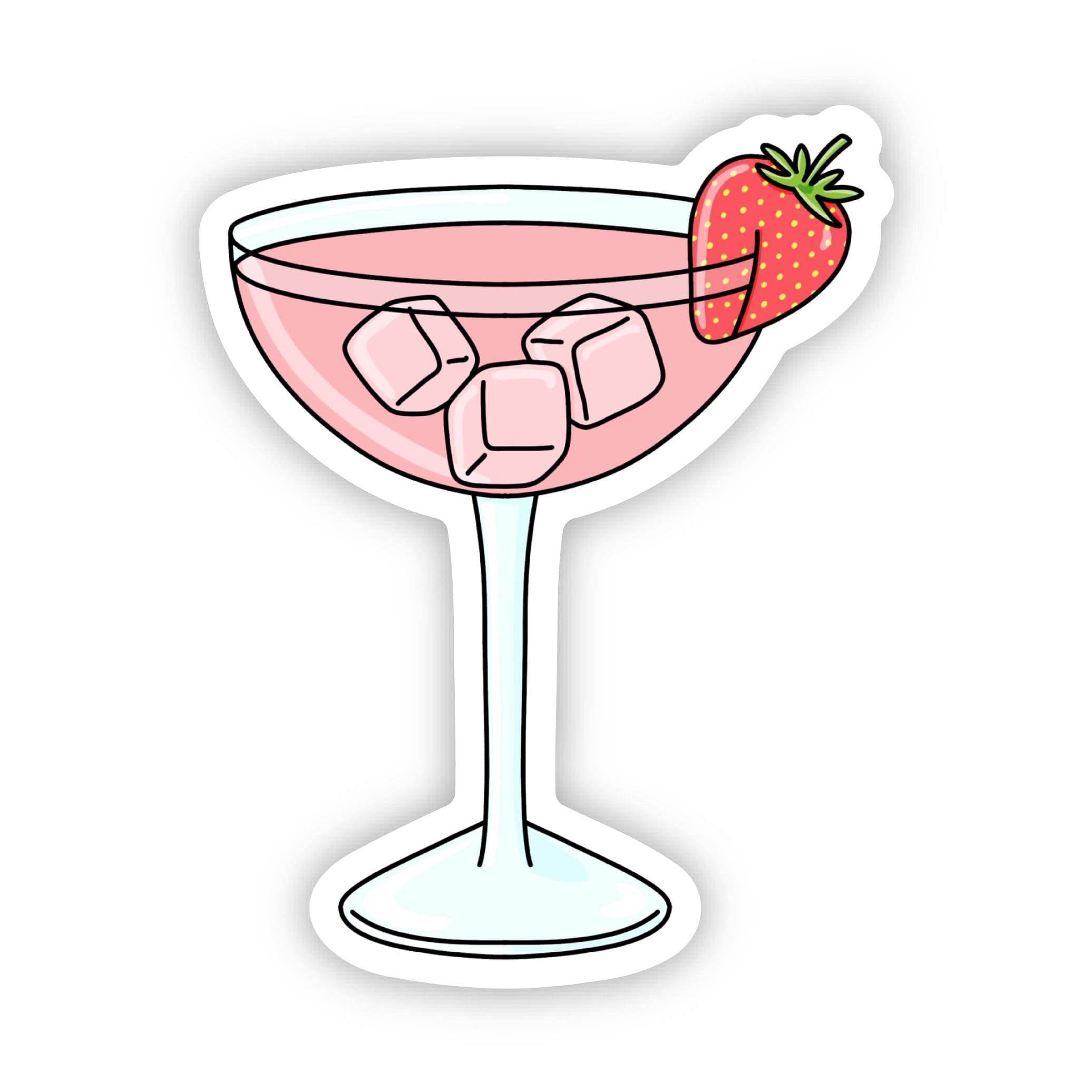  Strawberry Daiquiri Cocktail Sticker、mySite、elrpsem3k