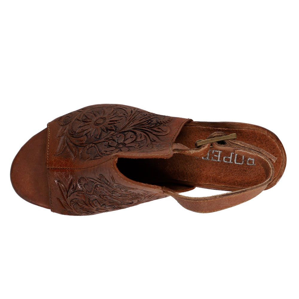 Mika Floral Embossed Peep Toe Shootie Pumps、mySite、gtrtttuynbv