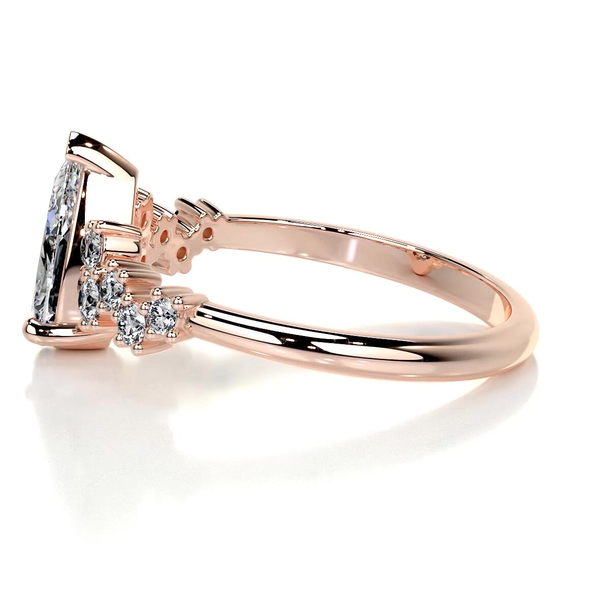 Mabel Lab Grown Diamond Ring -14K Rose Gold、mySite、hinf8tx79