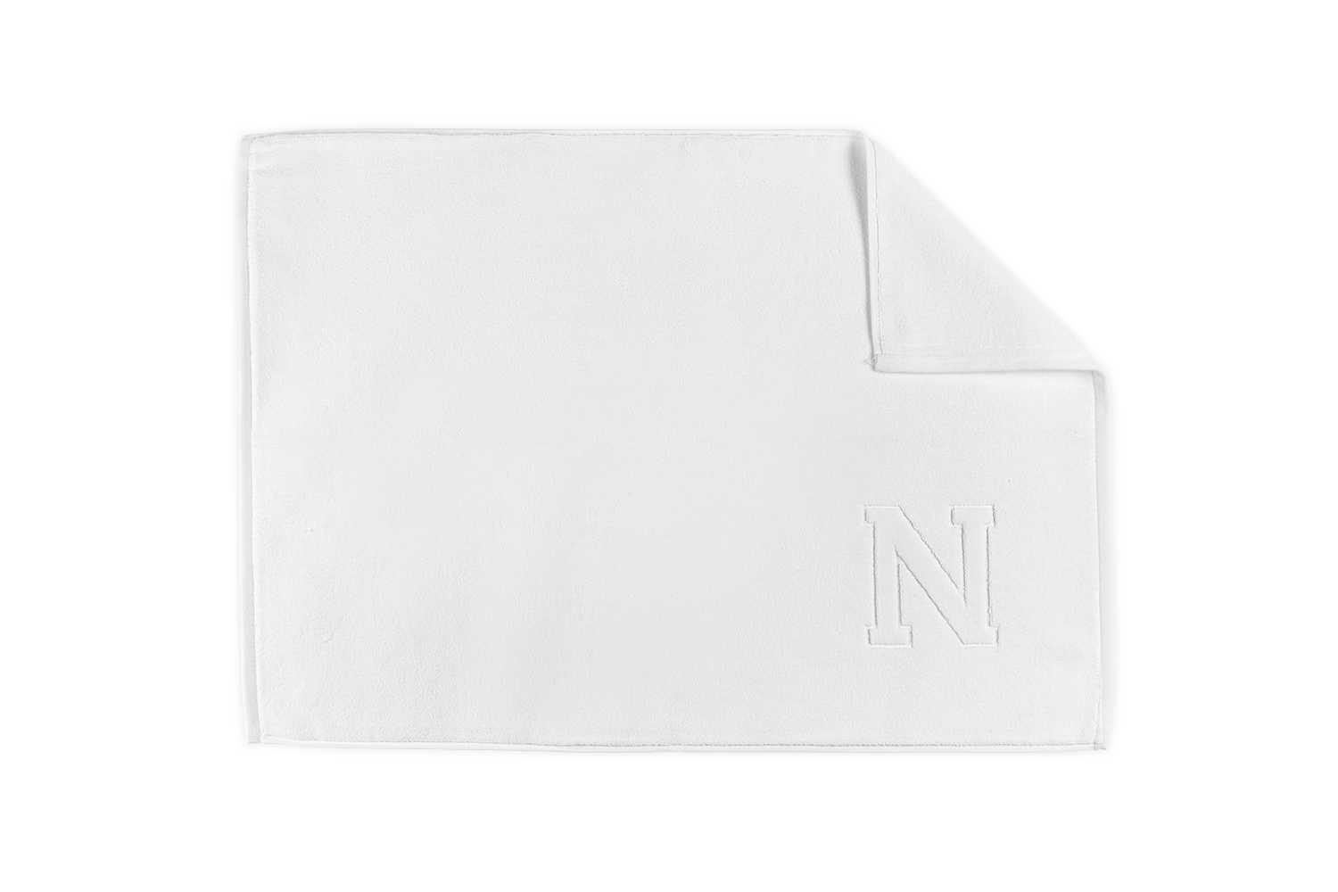  Matouk Auberge Monogrammed Bath Mat、mySite、elrpsem3k