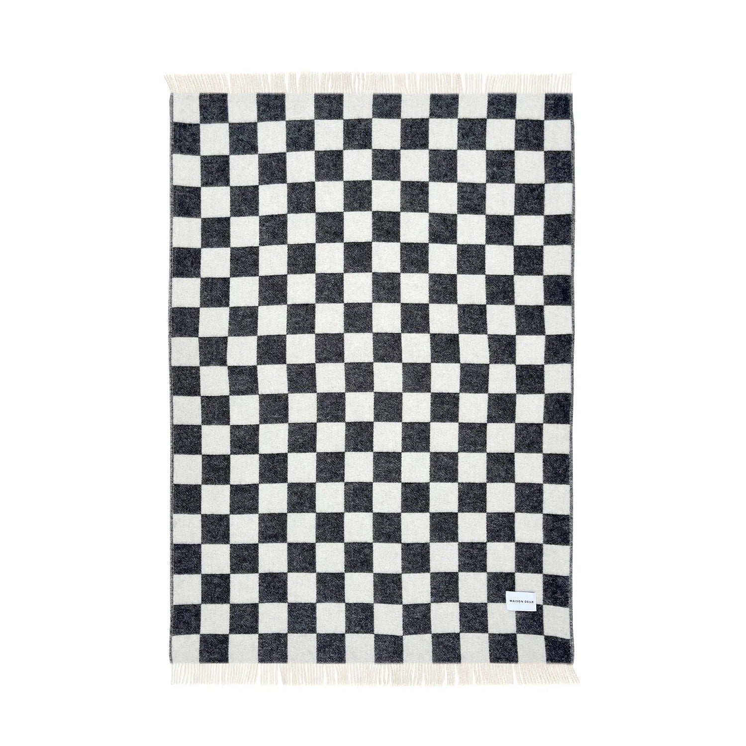 Checkerboard Black White Blanket、mySite、gigharbornorthrealestate