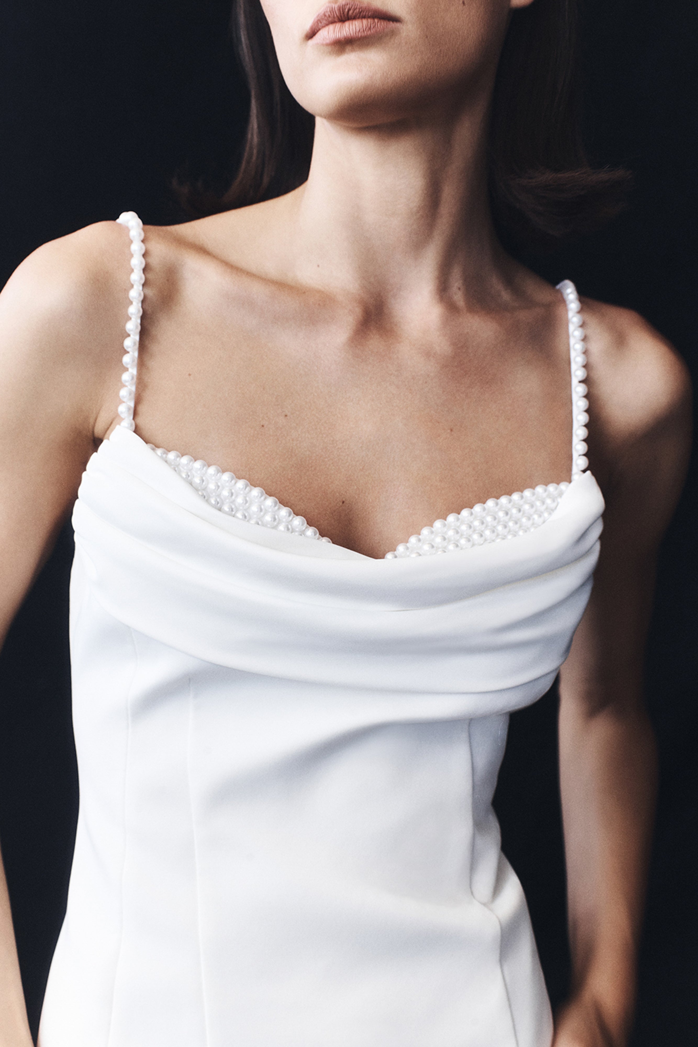 Liliane Suiting Mini Dress - Ivory、mySite、solidvoid