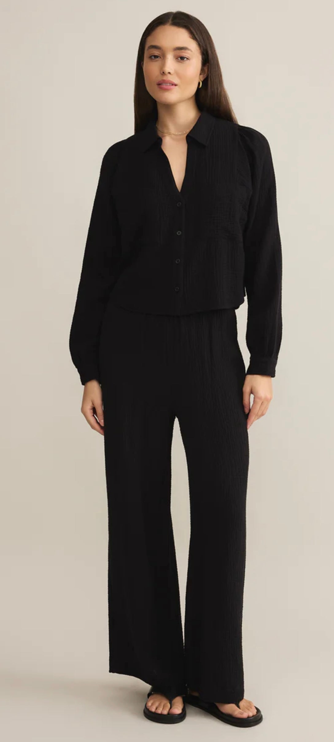 Z Supply Cassidy Gauze Pants、mySite、garagedoors4me