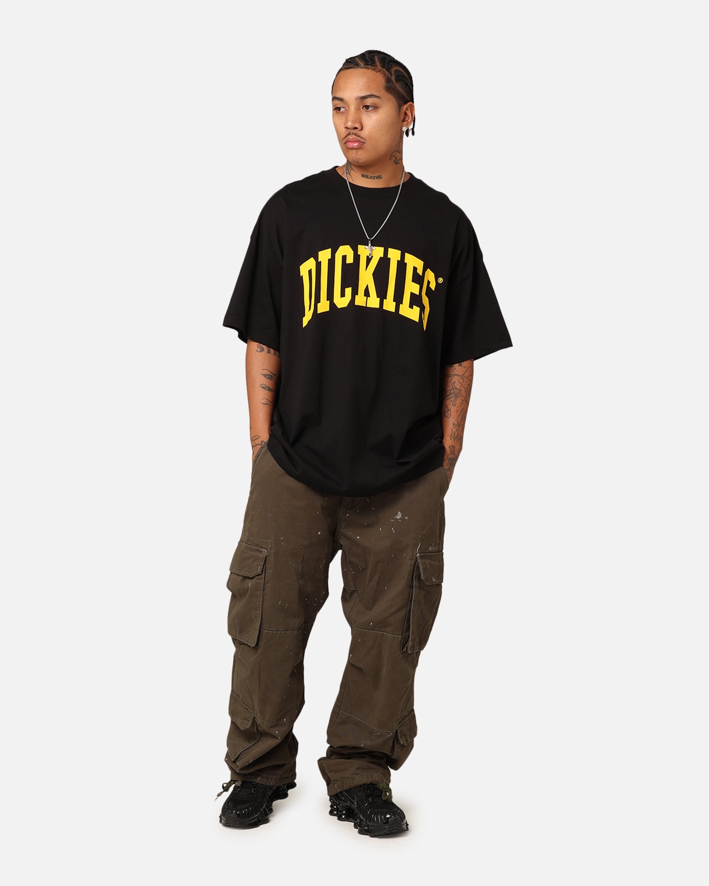 Dickies Arch 330 T-Shirt Black/Orange、mySite、zt4zffjzw