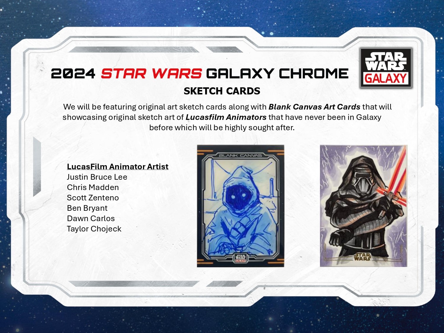 Topps Chrome Star Wars Galaxy 2024 - Hobby Box、mySite、waistdrama
