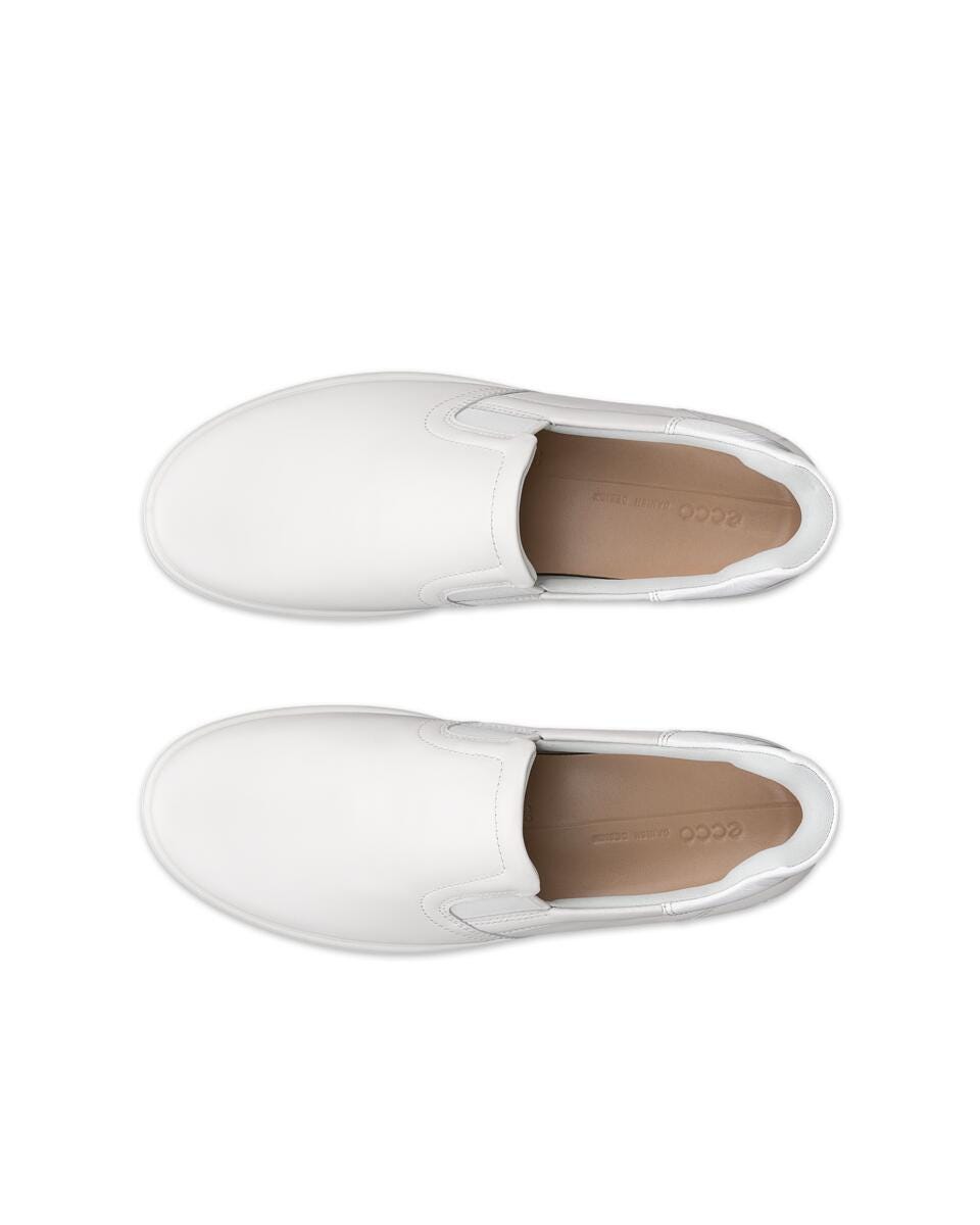  Ecco Women's Soft 7 Easy Slip On Shoe - White/Patent White、mySite、preschool7hills