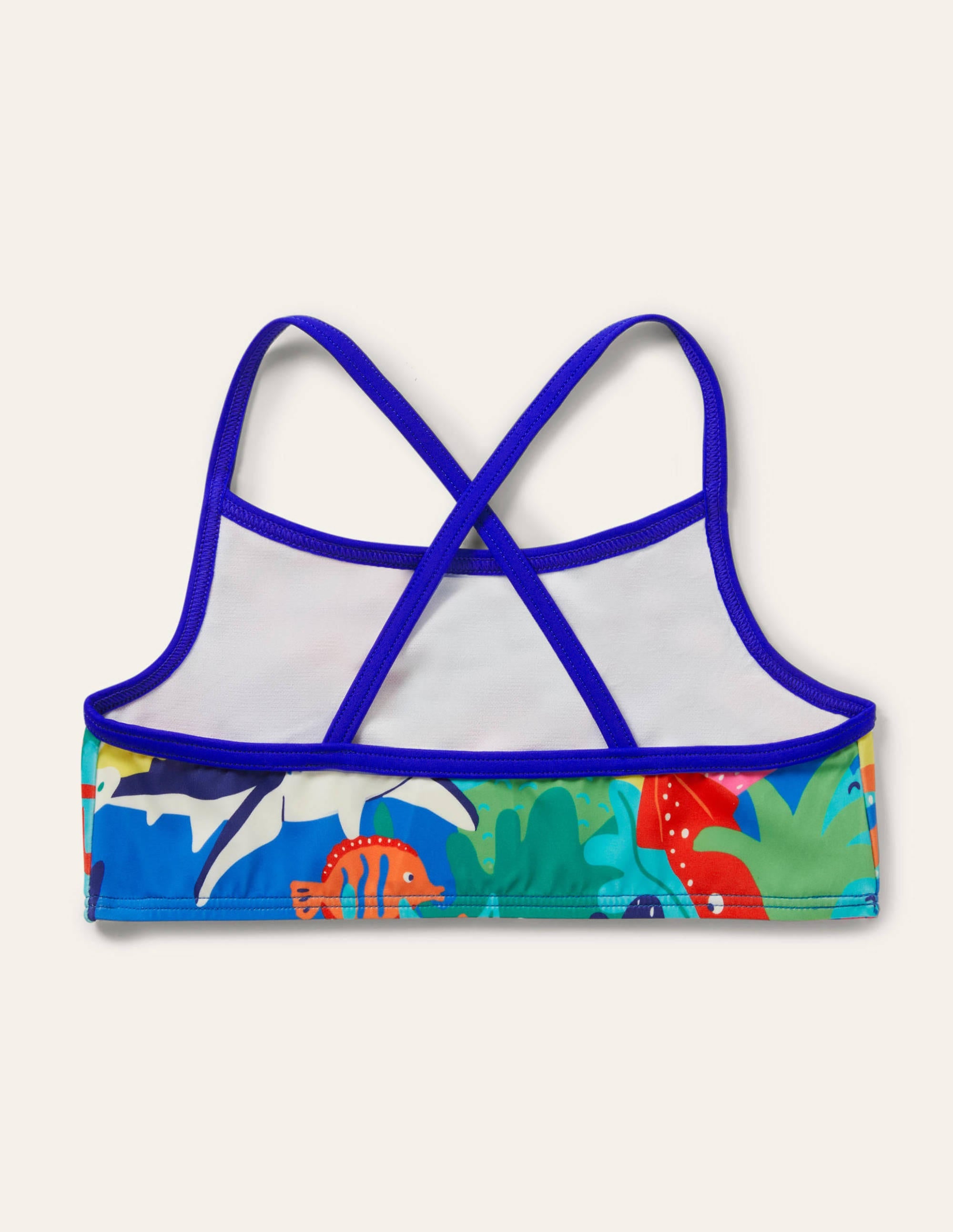  Patterned Bikini Top-Multi Rainbow Reef、mySite、ashleygrahame