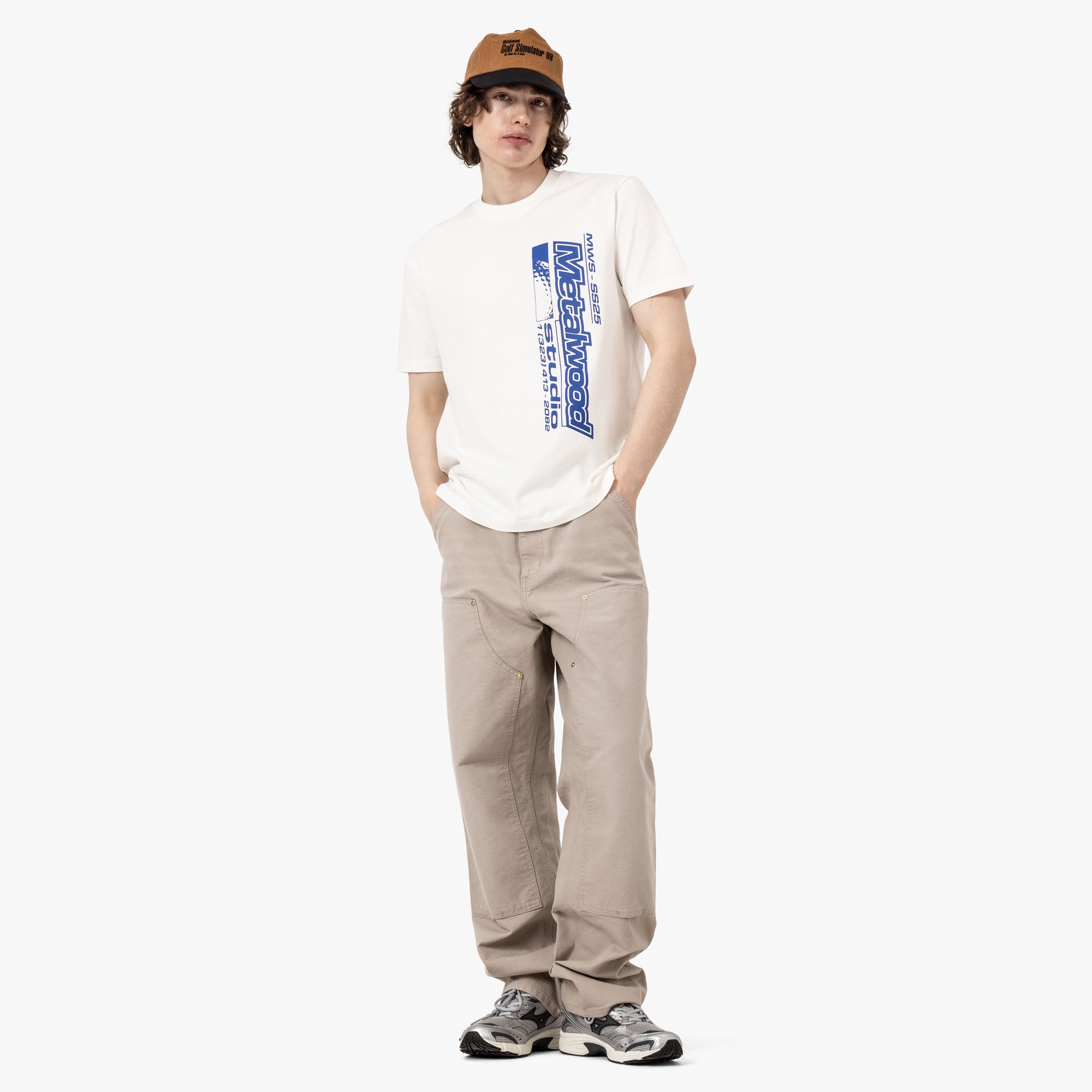  Metalwood La Brea Shop T-Shirt White、mySite、merchandisen