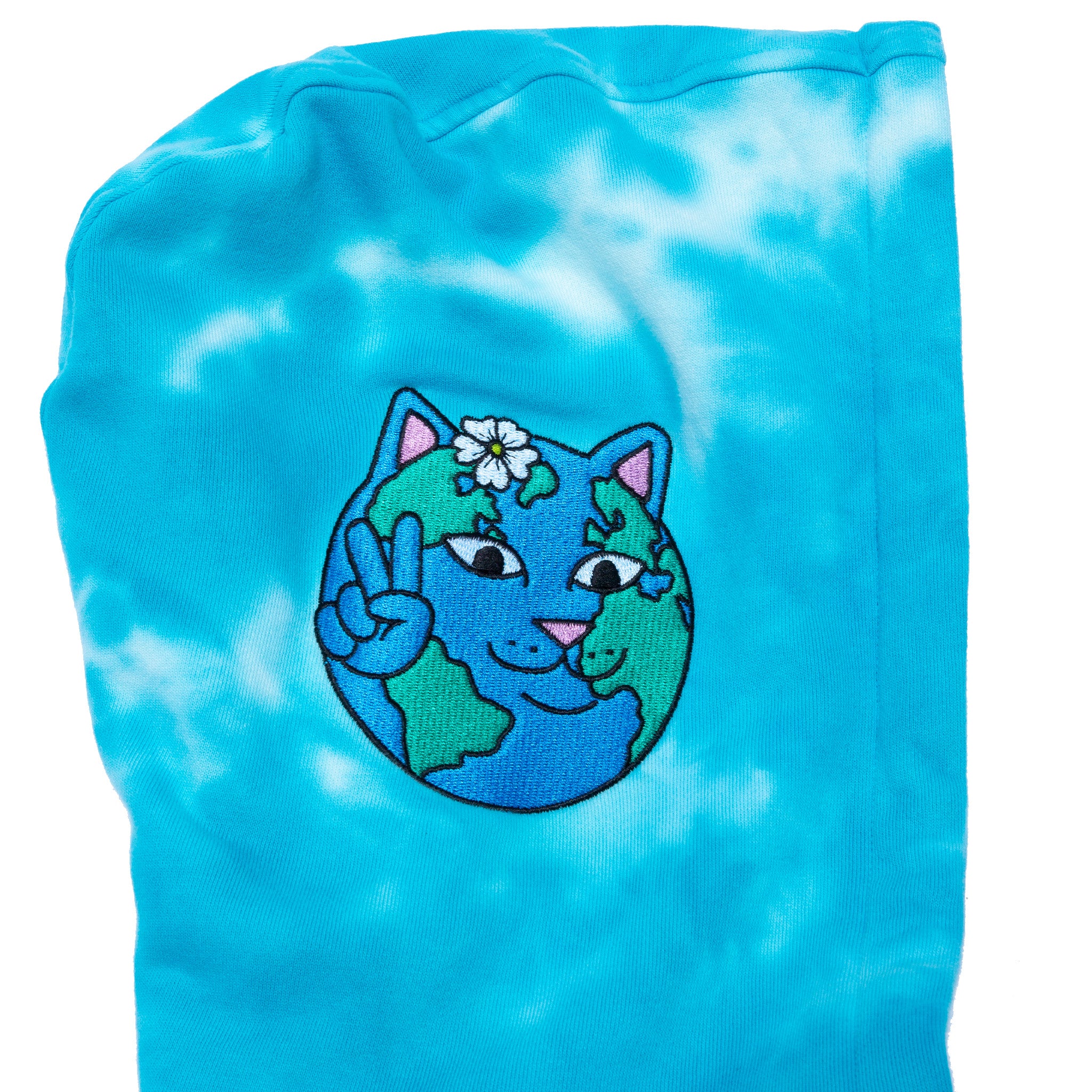  Save the World Embroidered Hoodie (Aqua/Green Tie Dye)、mySite、merchandisen