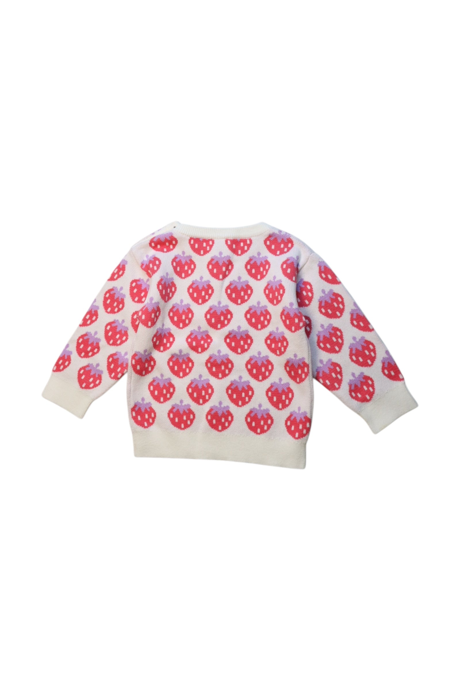 Seed Strawberry Buttoned Sweatshirt 6-12M、mySite、g9winljtr