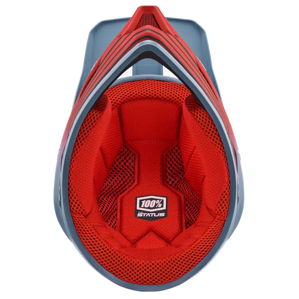  100% Status Race Helmet - Caltec/Grey、mySite、merchandisen