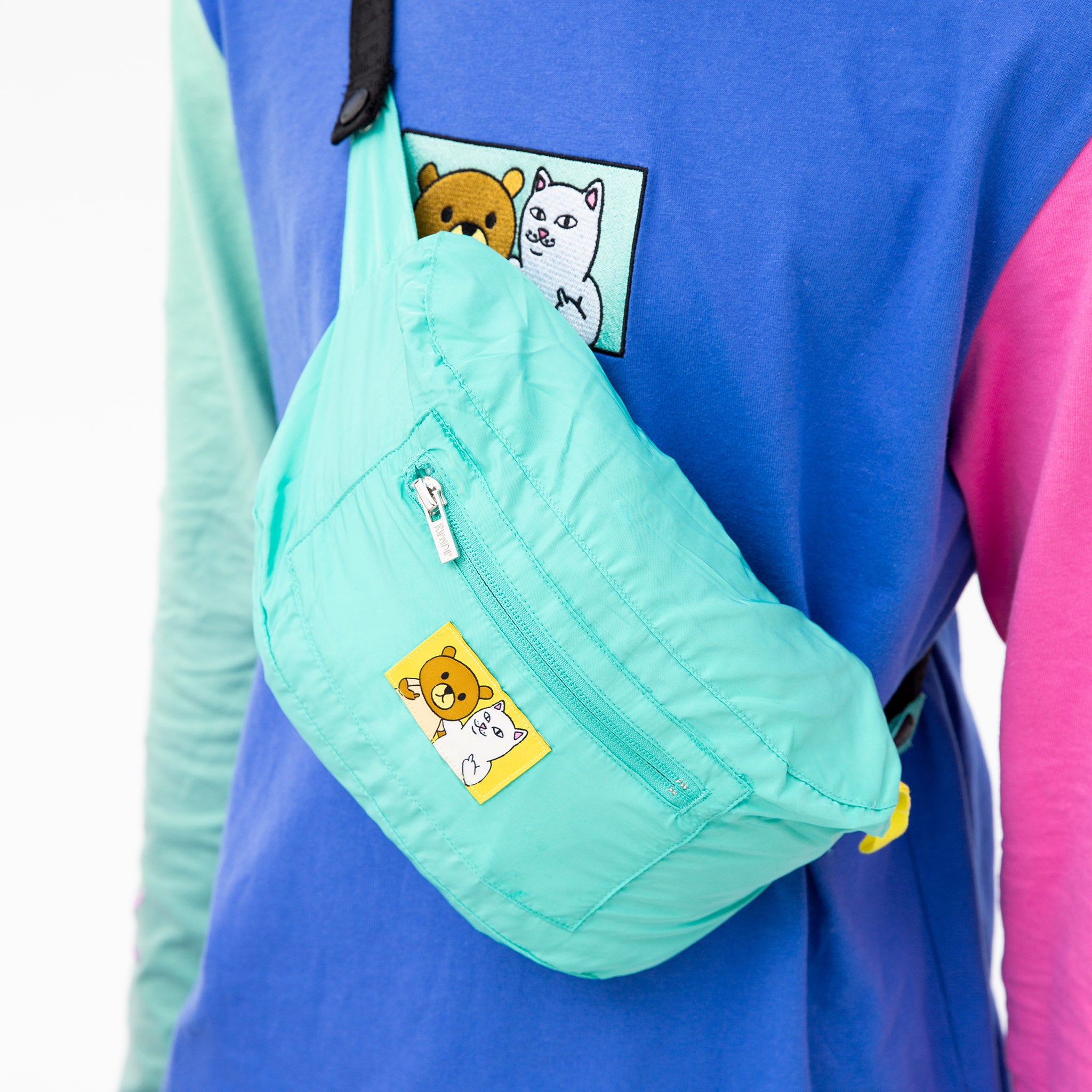  Ripndip Teddy Fresh Packable Anorak Jacket (Multi)、mySite、merchandisen