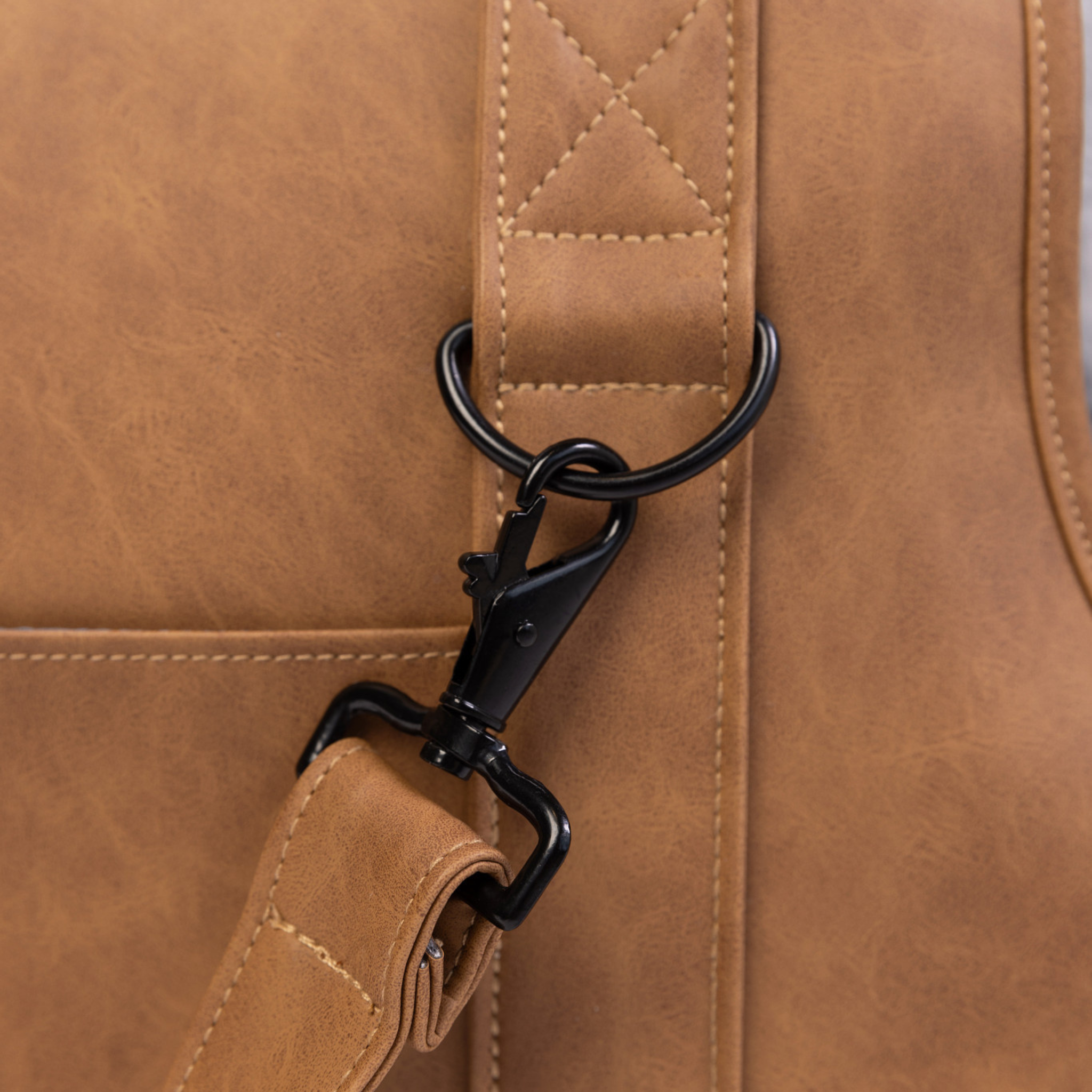 PupTote™ 3-in-1 Faux Leather Dog Carrier Bag 2.0 - Camel、mySite、solidvoid