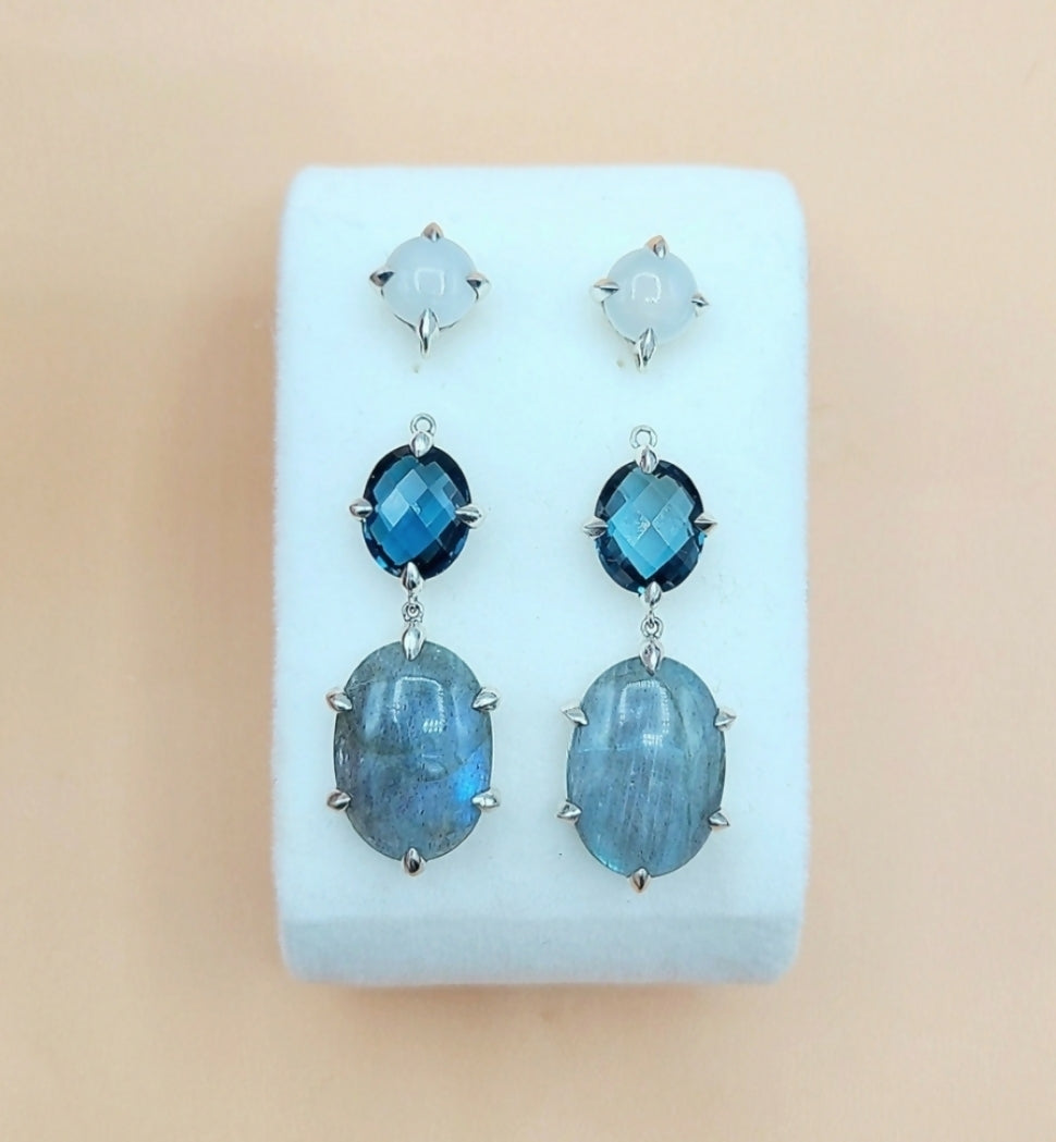David Yurman Chatelaine Earrings 鈥?Labradorite & Moonstone、mySite、hinf8tx79