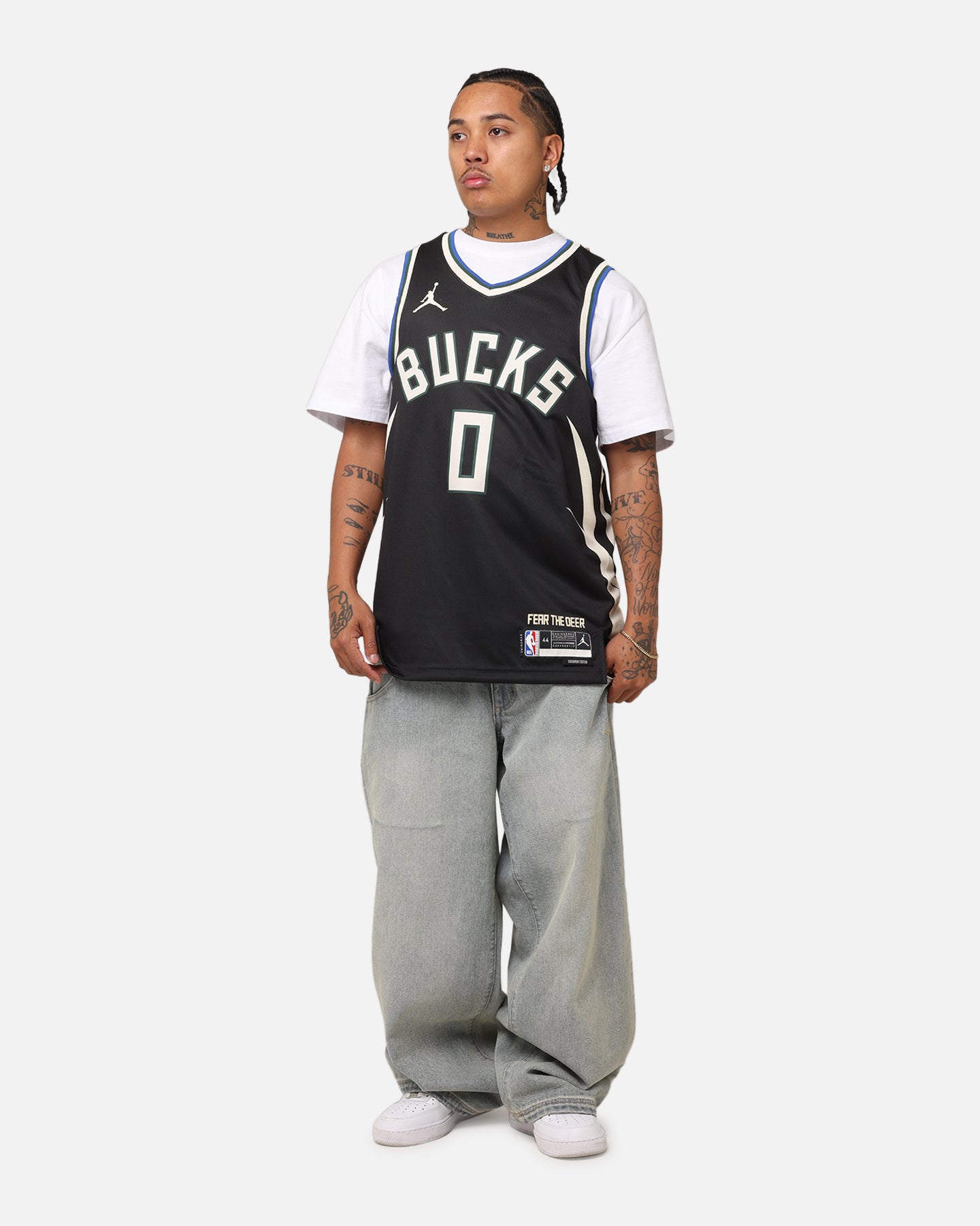 Nike Damian Lillard Milwaukee Bucks #0 Icon Edition 2022/23 Nike Dri-Fit NBA Swingman Jersey Black、mySite、zt4zffjzw