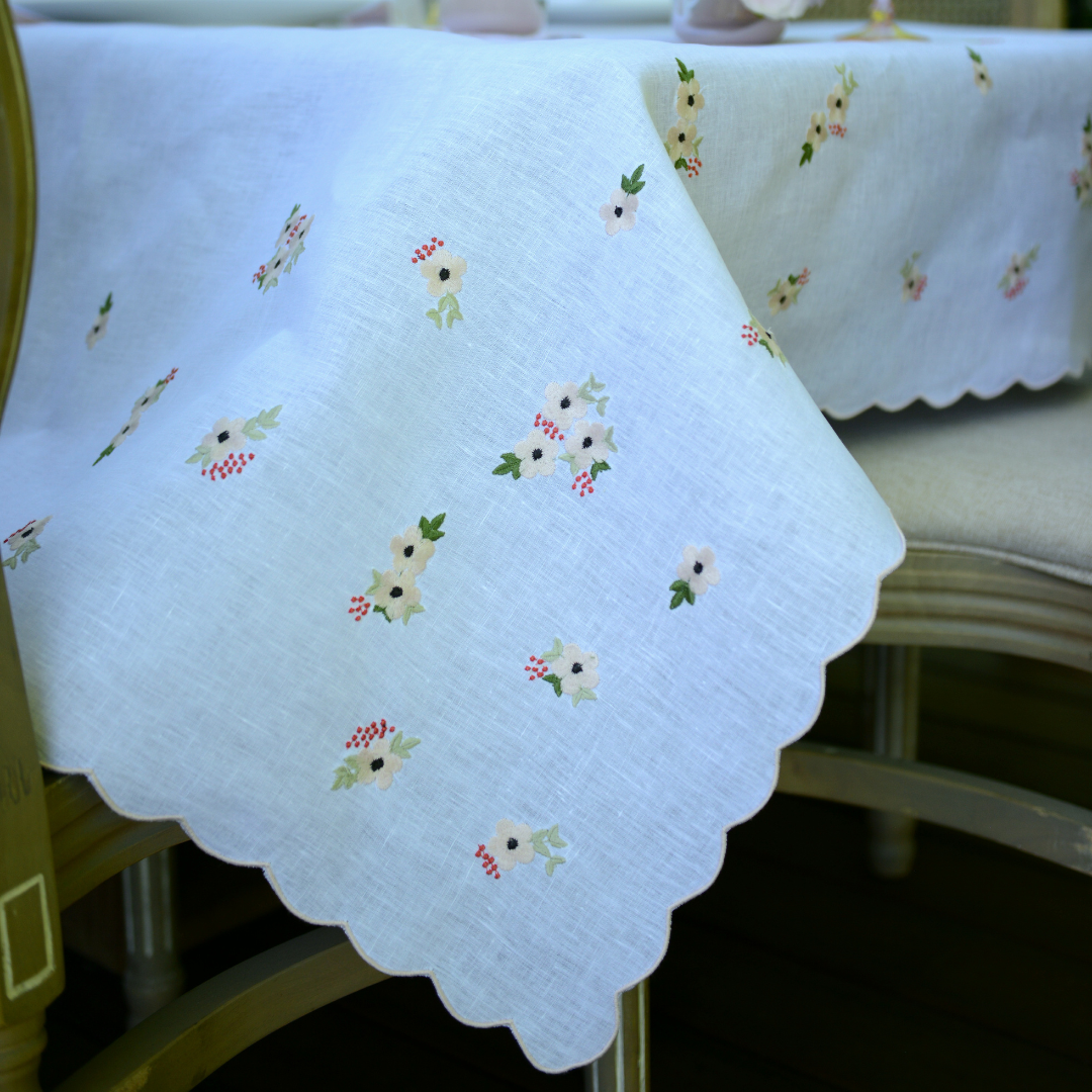  Blush Flowers Tablecloth、mySite、elrpsem3k