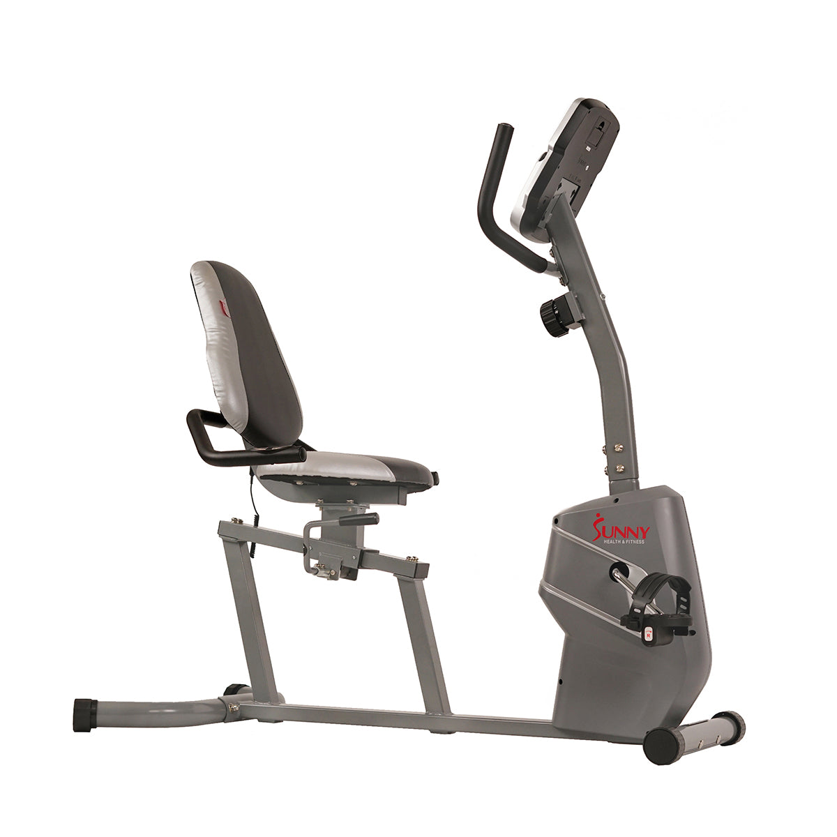  Magnetic Recumbent Exercise Bike w/ Easy Adjustable Seat, Device Holder, RPM and Pulse Rate、mySite、ghnorth