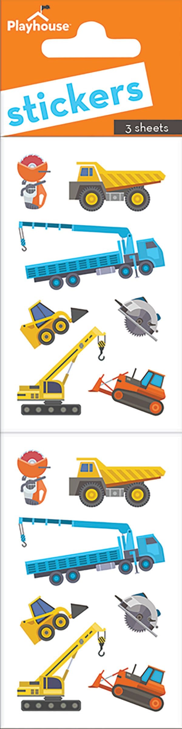  Stickers For Kids - Construction Equipment Pack、mySite、ghnorth