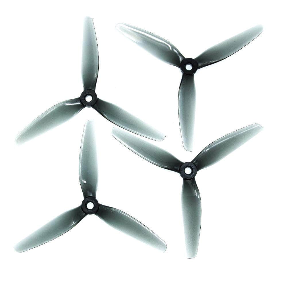 HQ Prop ETHIX S5 5x4x3 Tri-Blade 5 Prop 4 Pack - Light Grey、mySite、merchandisen