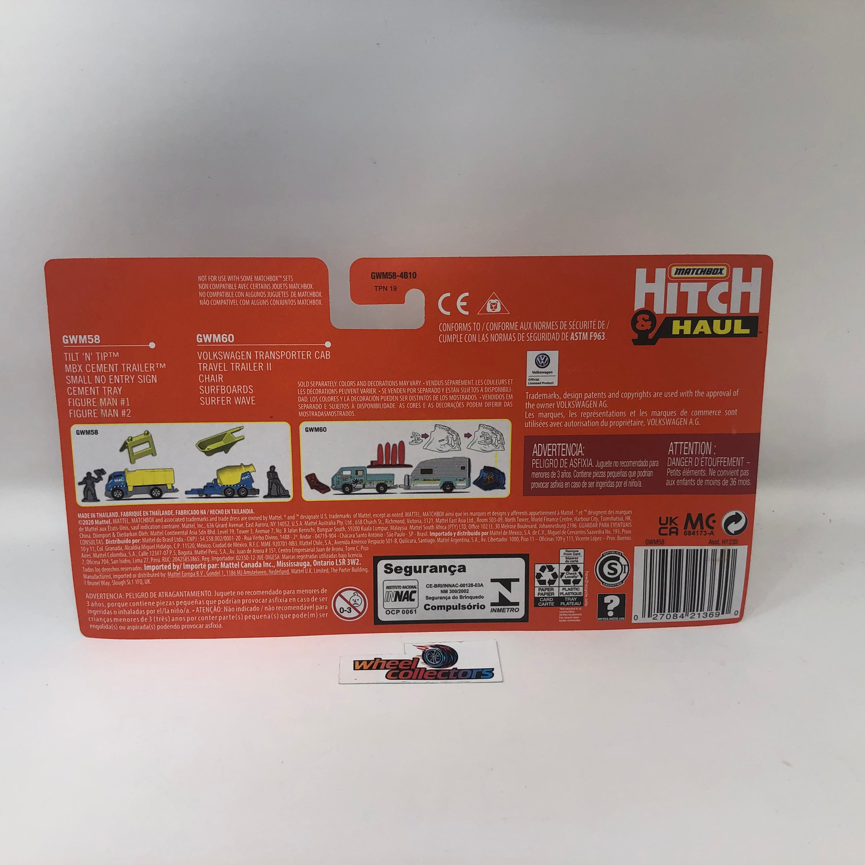 Construction Set with GREY Mixer * Matchbox Hitch & Haul、mySite、hgirdovlk